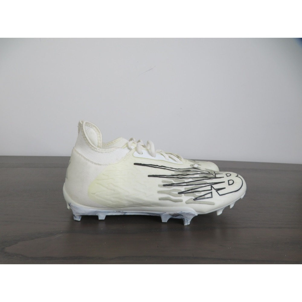 New Balance Burn X3 Lacrosse Cleats RC Mens 8 White Shoes BURNXLW3 Athletic